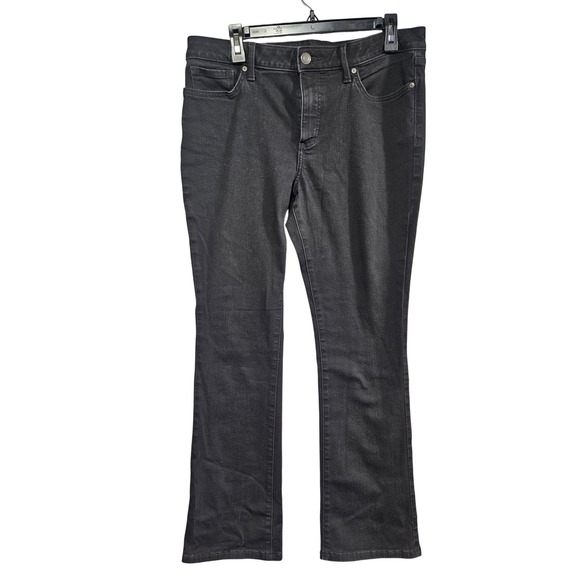 LC Lauren Conrad Denim - LC Lauren Conrad Barely Bootcut Black Jeans Womens Size 14 Stretch Denim